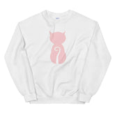 Pink Cat and it's Tail Unisex Sweatshirt, sweatshirts, $ 35.24, A Moment Of Now™